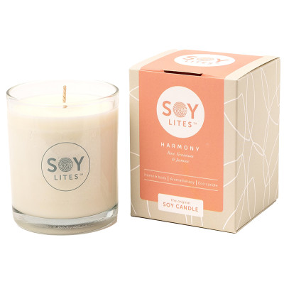 Soylites Frosted Aromatherapy Candle - Harmony, 220ml