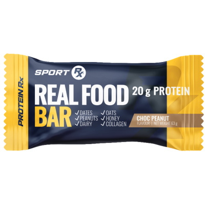 SPORT Rx Real Food Protein Bar Choc Peanut