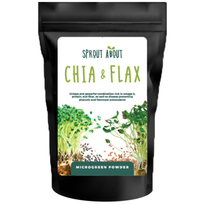 Sprout About Chia & Flax Microgreen Powder