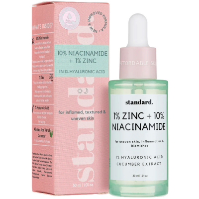 Standard Beauty 10% Niacinamide Serum & 1% Zinc