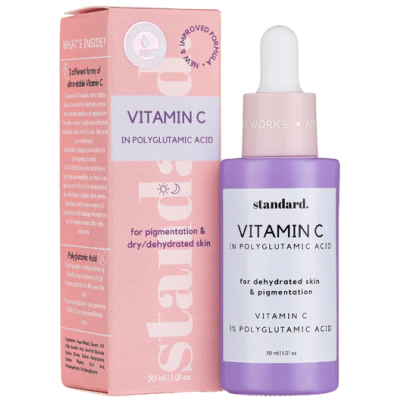 Standard Beauty Vitamin C Serum in Polyglutamic Acid