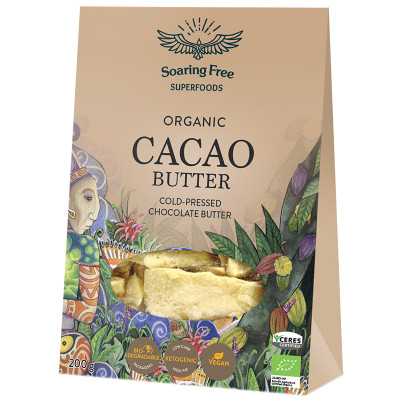 Soaring Free Superfoods Raw Organic Cacao Butter