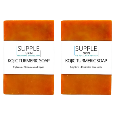 Supple Skin Kojic Turmeric Soap Bar - 2 Pack