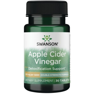 Swanson Apple Cider Vinegar - Double Strength 30 Tablets