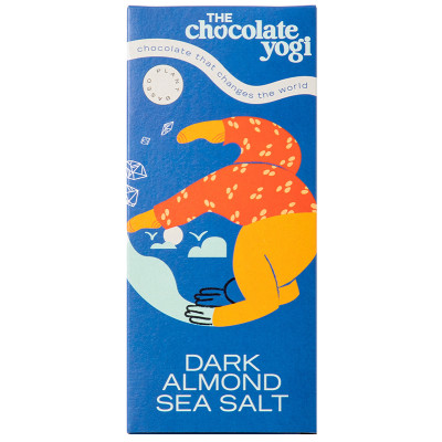 The Chocolate Yogi Dark Almond & Sea Salt Chocolate