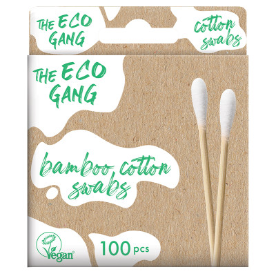  The Eco Gang Bamboo Cotton Swabs - White