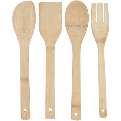 The Great Living Co Sustainable Bamboo Kitchen Utensils Set