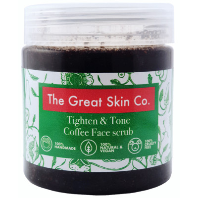 The Great Skin Co Tighten & Tone Coffee Face Scrub