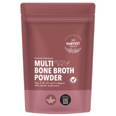 The Harvest Table Multi Bone Broth Powder 150g Pouch 