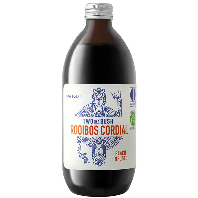 Two in a Bush Rooibos Cordial Peach Infused