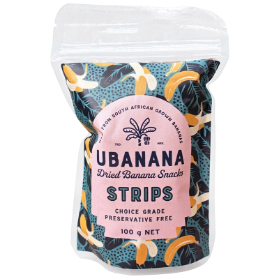 uBanana Dried Banana Strips 