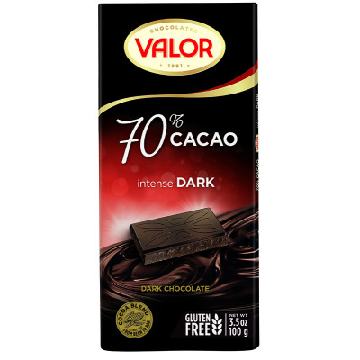 Valor 70% Dark Chocolate