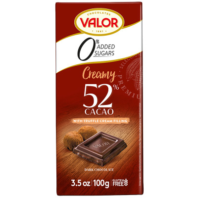 VALOR Dark Truffle Cream 0% added Sugar