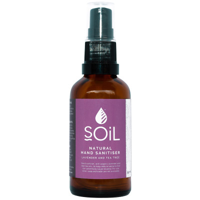 SOiL Natural Hand Sanitiser - Lavender & Tea Tree