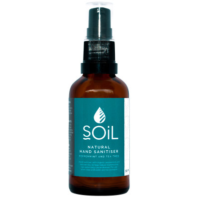 SOiL Natural Hand Sanitiser - Peppermint & Tea Tree