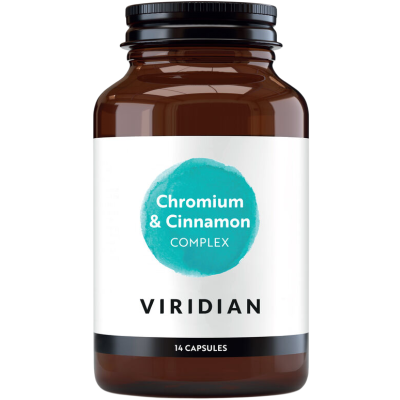 Viridian Chromium & Cinnamon Complex 14 Capsules