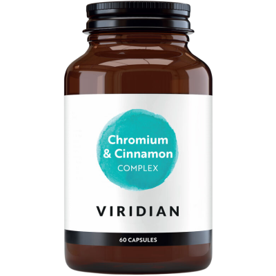 Viridian Chromium & Cinnamon Complex 60 Capsules