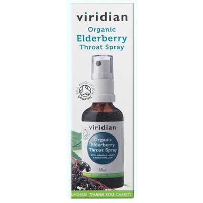 Viridian Organic Elderberry Throat Spray