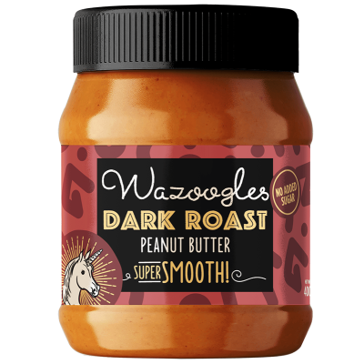 Wazoogles Dark Roast Super Smooth Peanut Butter