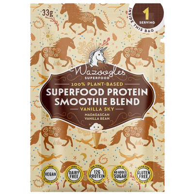 Wazoogles Vanilla Sky Superfood Protein Blend, 33g