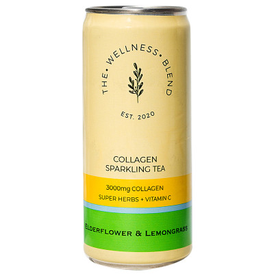 The Wellness Blend Collagen Sparkling Tea - Elderflower & Lemongrass