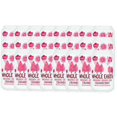 Whole Earth Organic Sparkling Cranberry x 24