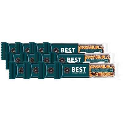 Youthful Living Best Wholefood Bar - Almond, Sea Salt & Dark Chocolate x 12