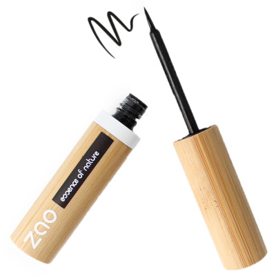 Zao Essence of Nature Eyeliner felt tip - Black Intense