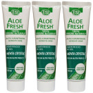 ESI Aloe Fresh Toothpaste Crystal Mint x 3