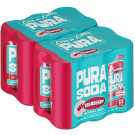 Pura Sparkling Soda - Cranberry x 12