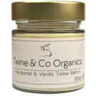 Twine & Co Organics Tallow Balm - Bergamot & Vanilla