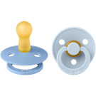 BIBS Pacifier Latex - Sky Blue/Baby Blue Size 2 