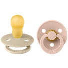 BIBS Pacifier Latex - Vanilla/Blush Size 3