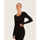 Boody Long Sleeve Top Black