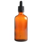 Essentially Natural Amber Glass Bottle with Pipette 100ml
