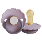 FRIGG Pacifier 100% Natural Latex Daisy Size 2 - Lavender