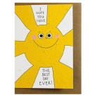 Growing Paper Best Day Ever Greeting Card