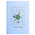 Growing Paper Greeting Card A Hap Pea Birthday