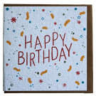 Growing Paper Greeting Card Happy Birthday