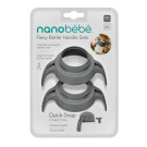 NanobébéFlexy Bottle Handle Set - Grey