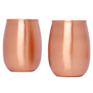 Just Copper Smooth Surahi Cup Set 