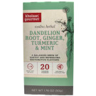 Khoisan Gourmet Herbal Rooibos Tea - Dandelion Root, Ginger, Turmeric & Mint