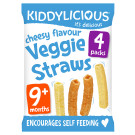  Kiddylicious Cheese Flavoured Veggie Straws Multi Pack