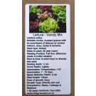 6 Degrees East Heirloom Veg Seeds - Lettuce - Variety Mix