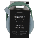 Maccie Collapsible Snack Cup+Lid  - Sage Green