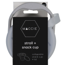 Maccie Collapsible Snack Cup+Lid  - Sage Grey 