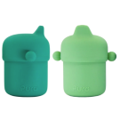 Pura My-My Sippy Cups  - Mint/Moss