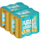 Pura Sparkling Soda - Ginger & Lemon x 12