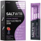 SaltWTR Mixed Berry - Sugar-free Electrolytes, Clean Energy Hydration - 8 Pack