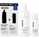SKOON. WOW-WOW WONDER Serum + REFILL – 3 Hyaluron & Vitamin C
